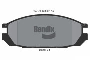 BPD1683 Sada brzdových destiček, kotoučová brzda BENDIX Braking