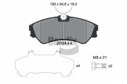 BPD1684 Sada brzdových destiček, kotoučová brzda BENDIX Braking