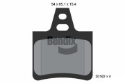 BPD1687 Sada brzdových destiček, kotoučová brzda BENDIX Braking