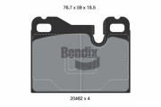 BPD1709 Sada brzdových destiček, kotoučová brzda BENDIX Braking