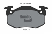 BPD1103 Sada brzdových destiček, kotoučová brzda BENDIX Braking