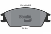 BPD1539 Sada brzdových destiček, kotoučová brzda BENDIX Braking