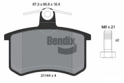 BPD1753 Sada brzdových destiček, kotoučová brzda BENDIX Braking
