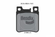BPD1778 Sada brzdových destiček, kotoučová brzda BENDIX Braking