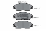 BPD1781 Sada brzdových destiček, kotoučová brzda BENDIX Braking