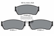 BPD1782 Sada brzdových destiček, kotoučová brzda BENDIX Braking