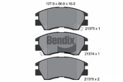 BPD1786 Sada brzdových destiček, kotoučová brzda BENDIX Braking