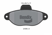 BPD1007 Sada brzdových destiček, kotoučová brzda BENDIX Braking