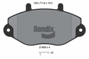 BPD1794 Sada brzdových destiček, kotoučová brzda BENDIX Braking