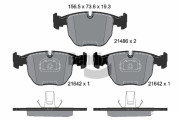 BPD1337 Sada brzdových destiček, kotoučová brzda BENDIX Braking