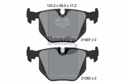 BPD1305 Sada brzdových destiček, kotoučová brzda BENDIX Braking