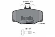 BPD1474 Sada brzdových destiček, kotoučová brzda BENDIX Braking