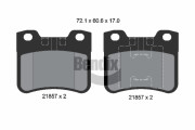 BPD1506 Sada brzdových destiček, kotoučová brzda BENDIX Braking
