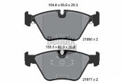 BPD1460 Sada brzdových destiček, kotoučová brzda BENDIX Braking