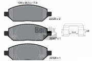 BPD1456 Sada brzdových destiček, kotoučová brzda BENDIX Braking