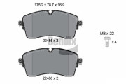 BPD2356 Sada brzdových destiček, kotoučová brzda BENDIX Braking
