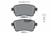 BPD2310 Sada brzdových destiček, kotoučová brzda BENDIX Braking