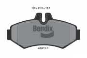 BPD1905 Sada brzdových destiček, kotoučová brzda BENDIX Braking