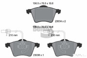 BPD1906 Sada brzdových destiček, kotoučová brzda BENDIX Braking