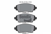 BPD1916 Sada brzdových destiček, kotoučová brzda BENDIX Braking