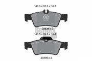 BPD1097 Sada brzdových destiček, kotoučová brzda BENDIX Braking