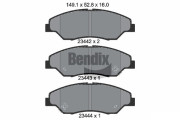 BPD1979 Sada brzdových destiček, kotoučová brzda BENDIX Braking