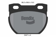 BPD1988 Sada brzdových destiček, kotoučová brzda BENDIX Braking