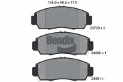 BPD2029 Sada brzdových destiček, kotoučová brzda BENDIX Braking