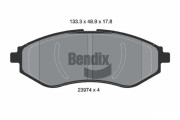 BPD1347 Sada brzdových destiček, kotoučová brzda BENDIX Braking