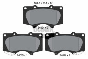 BPD1568 Sada brzdových destiček, kotoučová brzda BENDIX Braking