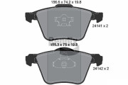BPD2095 Sada brzdových destiček, kotoučová brzda BENDIX Braking