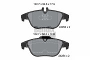 BPD1067 Sada brzdových destiček, kotoučová brzda BENDIX Braking