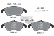 BPD1079 Sada brzdových destiček, kotoučová brzda BENDIX Braking