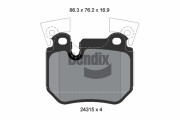 BPD2126 Sada brzdových destiček, kotoučová brzda BENDIX Braking