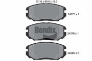 BPD2144 Sada brzdových destiček, kotoučová brzda BENDIX Braking