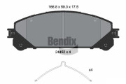 BPD1488 Sada brzdových destiček, kotoučová brzda BENDIX Braking