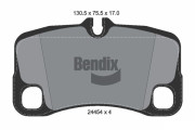 BPD2153 Sada brzdových destiček, kotoučová brzda BENDIX Braking