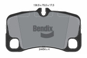 BPD2152 Sada brzdových destiček, kotoučová brzda BENDIX Braking