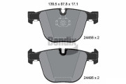 BPD2154 Sada brzdových destiček, kotoučová brzda BENDIX Braking