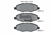 BPD2164 Sada brzdových destiček, kotoučová brzda BENDIX Braking
