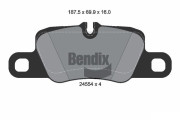 BPD2170 Sada brzdových destiček, kotoučová brzda BENDIX Braking