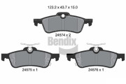 BPD1440 Sada brzdových destiček, kotoučová brzda BENDIX Braking