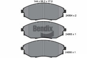 BPD2202 Sada brzdových destiček, kotoučová brzda BENDIX Braking