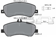 BPD1349 Sada brzdových destiček, kotoučová brzda BENDIX Braking