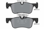 BPD1085 Sada brzdových destiček, kotoučová brzda BENDIX Braking