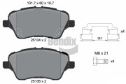 BPD1139 Sada brzdových destiček, kotoučová brzda BENDIX Braking