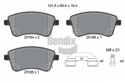BPD1490 Sada brzdových destiček, kotoučová brzda BENDIX Braking