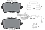BPD1531 Sada brzdových destiček, kotoučová brzda BENDIX Braking