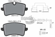 BPD1320 Sada brzdových destiček, kotoučová brzda BENDIX Braking