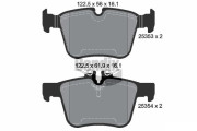 BPD1132 Sada brzdových destiček, kotoučová brzda BENDIX Braking